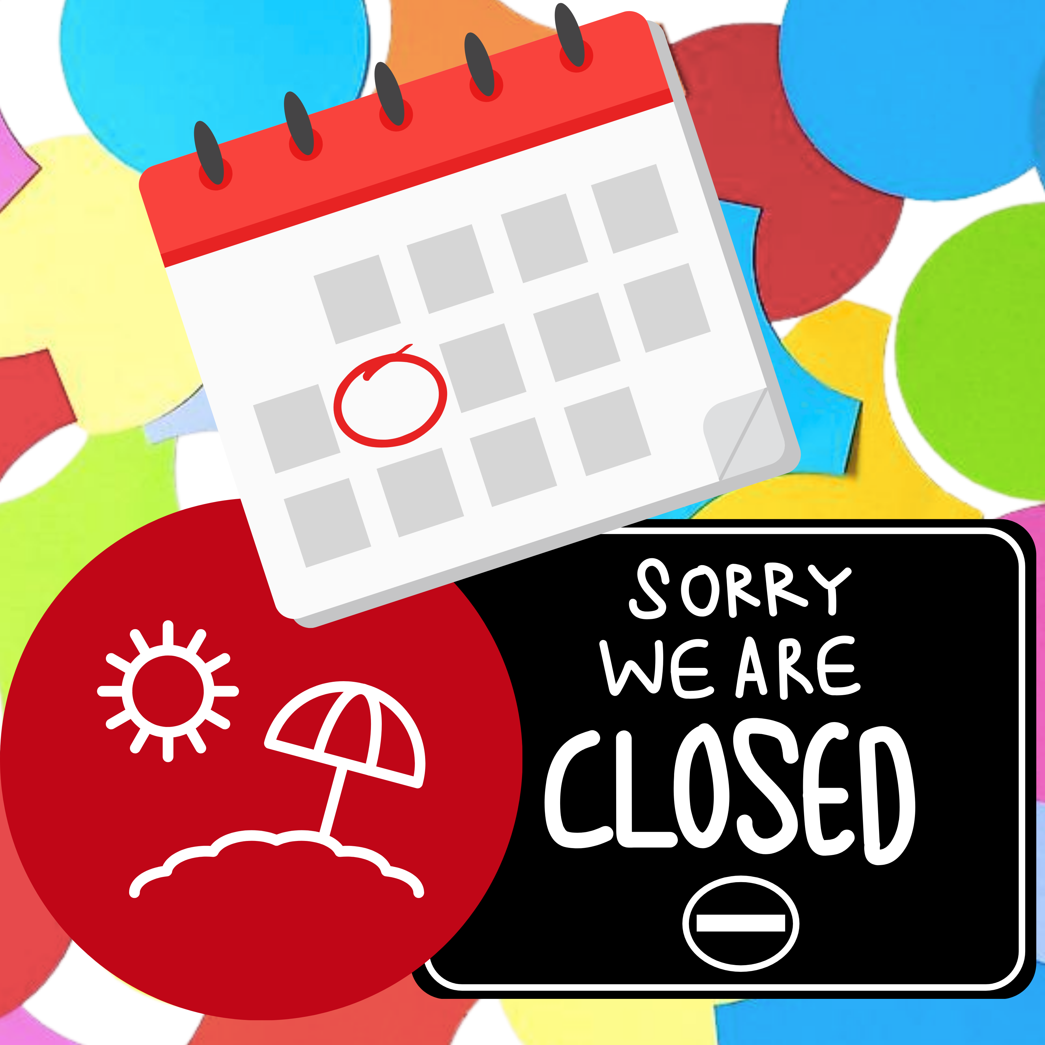 Feiertage geschlossen